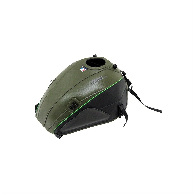 バイクパーツBAGSTER(バグスター) タンクカバー アドベンチャーグリーン/マットブラック/スカイグレー 1736C4549950966777Z900RS/CAFE 18-25｜バイク・バイク用品はとやグループ