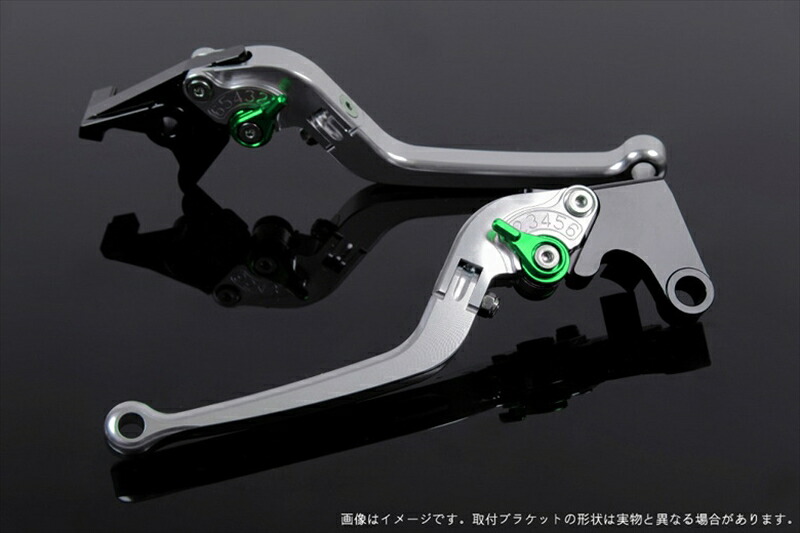 【5日前後で発送】 バイク用品 ハンドルエスエスケイ スピードラ SSKSPEEDRA アジャストレバー スタンダード可倒式 シルバー グリーン NINJA1000 17-18 Z1000 17-18 Z900RSKA0406970-GN 4589995292875取寄品|バイク・バイク用品はとやグループ