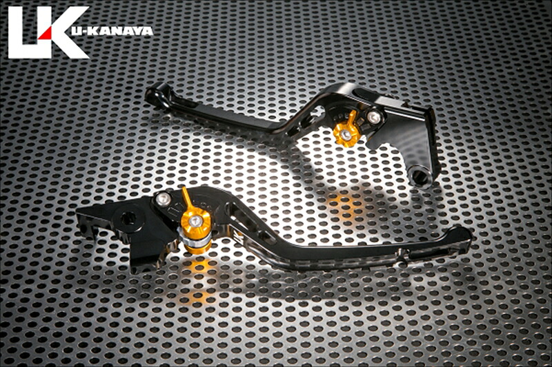 バイクパーツ U-KANAYA(ユーカナヤ) レバーセット GPタイプ/ロング BK/BK KA074-107-0501 4549950578932