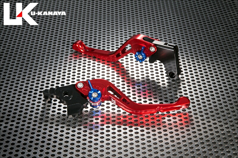 バイクパーツ U-KANAYA(ユーカナヤ) レバーセット GPタイプ/ショート RD/GD KA074-107-0605 4549950579908