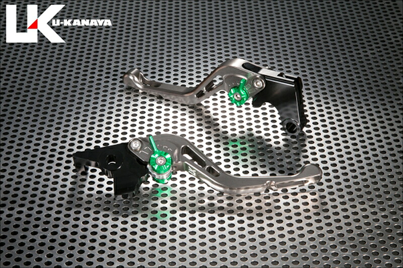 バイクパーツ U-KANAYA(ユーカナヤ) レバーセット GPタイプ/ショート TI/RD KA074-107-0606 4549950580010