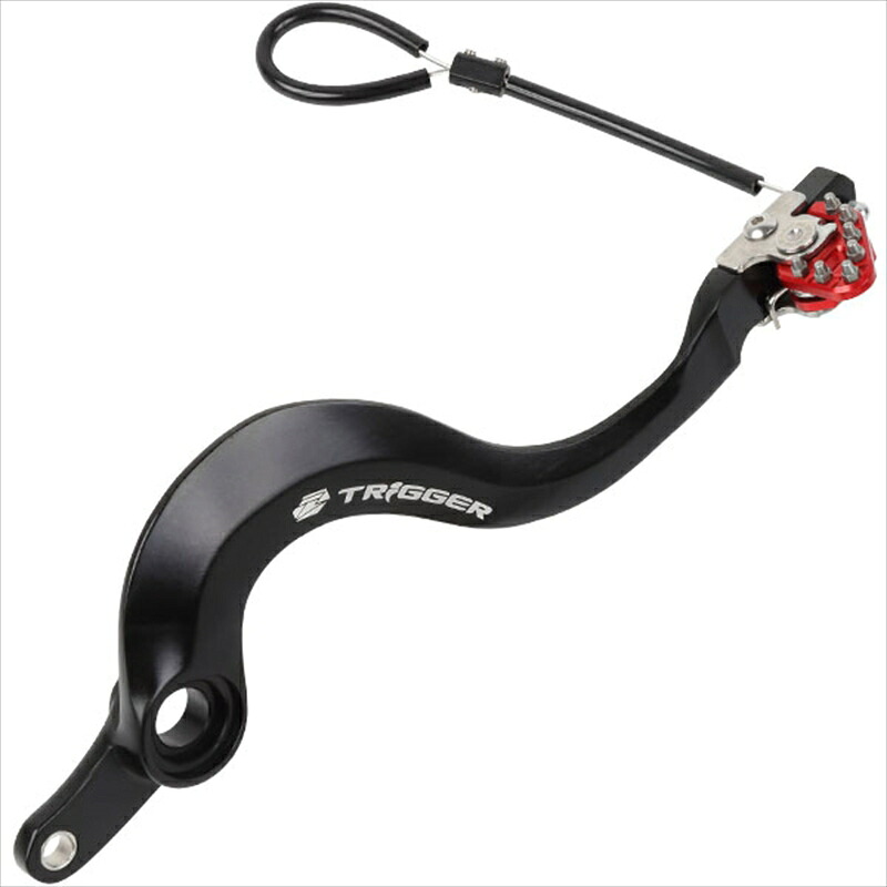 バイクパーツ ステップZETA(ジータ) トリガーブレーキペダル REDF69004547836240010|バイク・バイク用品はとやグループ