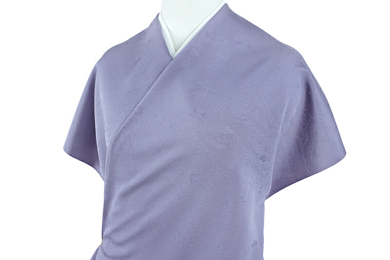 21新春福袋 菊 桜 花 綸子 紫根染 紫 正絹 千總謹製 反物 小紋 松 No 4 0559 和 上品 大人 粋 かわいい おしゃれ 大正ロマン レトロ モダン カジュアル お洒落着 未仕立て 丹後ちりめん 最高級 京友禅 和柄 遠山 霞 雲