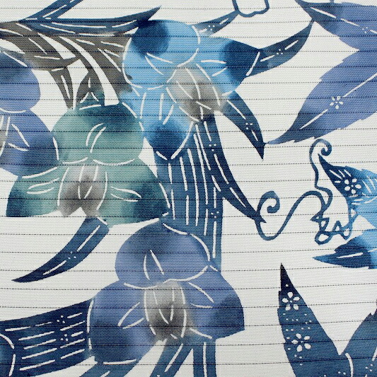 夏物 紅型染 名古屋帯 絽 白 カジュアル 鉄線 菊 蘭 五泉 塩瀬 江戸紅型 正絹 九寸 反物 新品 未仕立て 着物 受注生産 No.88-2104