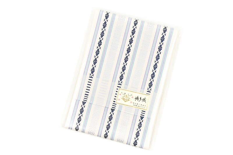 浴衣服三尺帯 ゆかた帯 半幅帯 博多織地 博多帯 正絹 長尺 浴衣 白地 紺色 水色 薄紫 献上 独鈷 本場筑前博多織 細帯 単衣帯 単衣 四些少 井上絹織 金証用紙 日本製 夏祭り 火工品因襲色っぽい かっこ快い ファッショナブル レトロ No 10 48 Vned Org