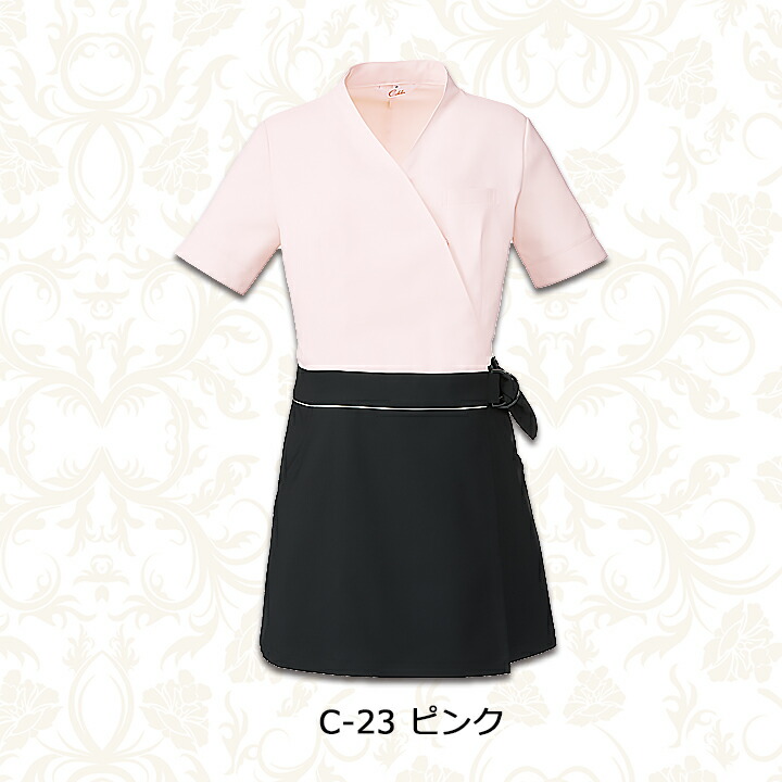 エステ服 Cl 0263 ワンピース 制電 撥油 ナース服 Calala ワンピース ワンピース その他 オシャレなチュニック ナース服やエステ服 クリニック 受付服でも人気です Calala エステ エステユニフォーム チトセ 作業用品の服部キャララ オシャレ 防汚 透け