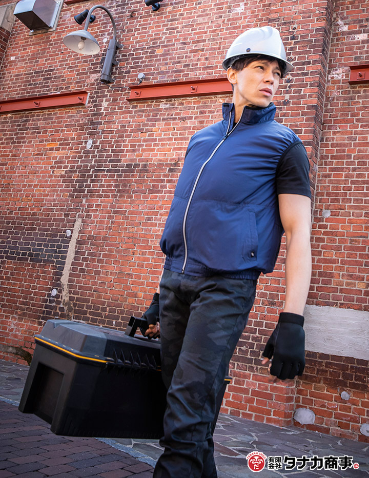 空調服ベストファン付きベスト作業服作業着エアーセンサーベスト【釣りベスト】【クロダルマ26861】【クロダルマ26862】【全て揃ったフルセット】【送料無料】