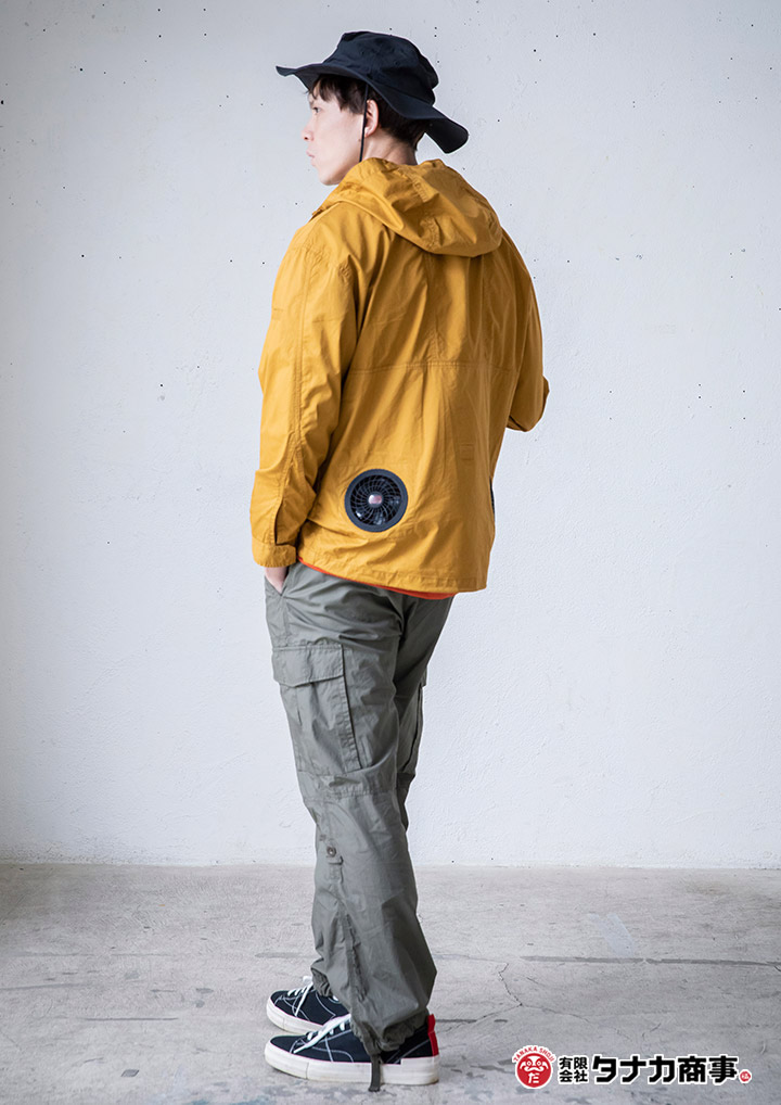 空調服マウンテンパーカーDG412クロダルマエアーセンサー1ファン&バッテリーセットKS-10釣り作業服作業着スポーツアウトドアキャンプ熱中症対策