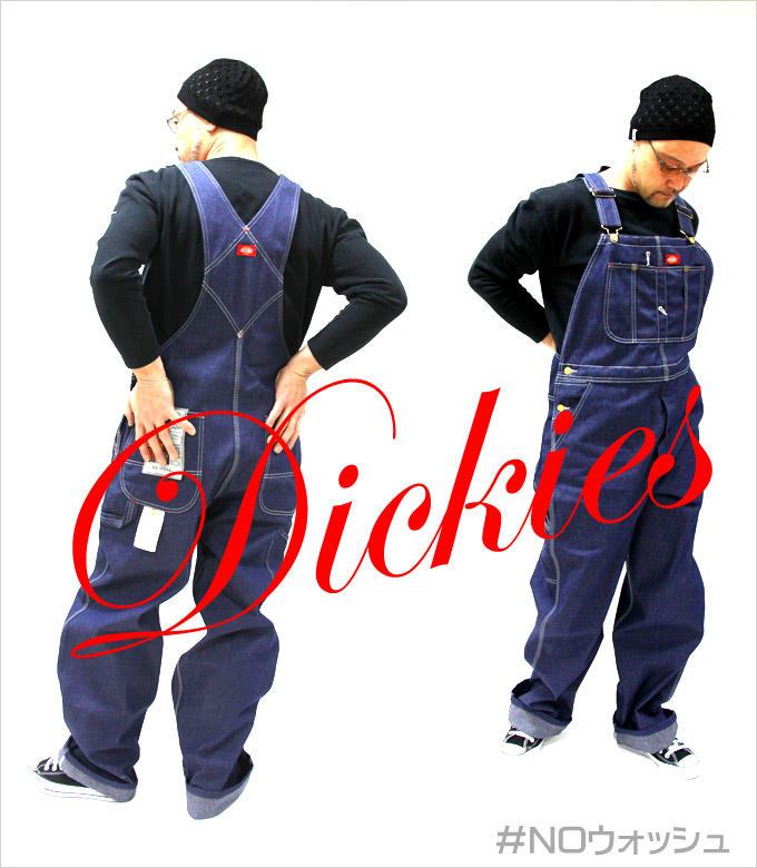 楽天市場 刺繍無料 ディッキーズつなぎ おしゃれ 作業服 Dickies 作業服 作業着 ツナギ つなぎ 円管服 ヒッコリー オーバーオール ビブ Bib 作業用品の服部