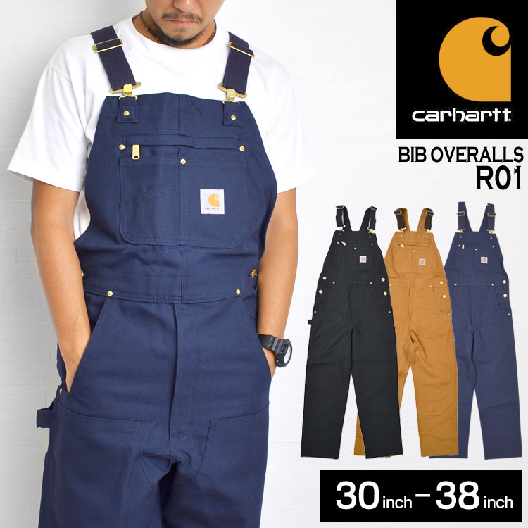 新しいスタイル Carhartt Ｓサイズ 黒 オーバーオール サロペット 
