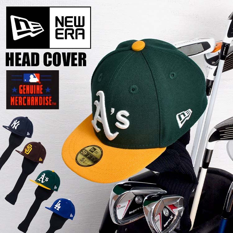 ニューエラ ゴルフ ヘッドカバー Ny 帽子 Newera Golf キャップ ニューヨーク ヤンキース Ny ドライバー用 ゴルフ用品 ゴルフアクセサリー 59fifty おしゃれ 帽子型 スケーター ストリート ブランド おしゃれ カバー 父の日 ゴルフ 無地 シンプル かっこいい ネイビー 紺