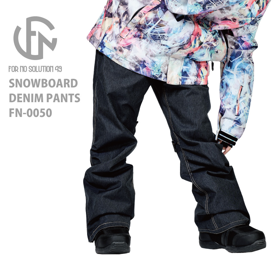 For No Solution 49 ブラック スノーボードウェア フォーノーソリューション49 メンズ スノーボード ジャケット