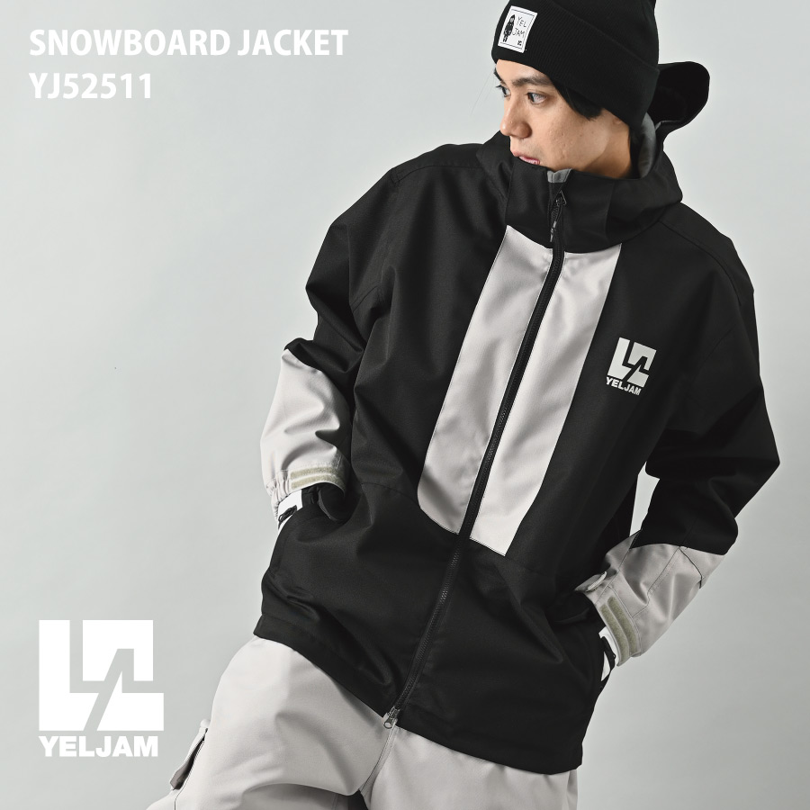 スノーボード ウェア ジャケット ユニセックス YELJAM イエロージャム YJ52314 23-24モデル ムラサキスポーツ KK L2