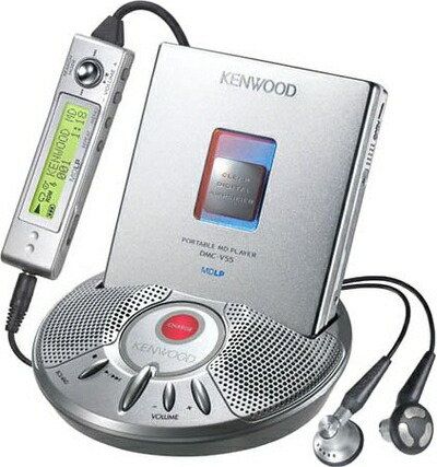 【中古】 KENWOOD DMC-V55-S ポータブルMDプレイヤー シルバー