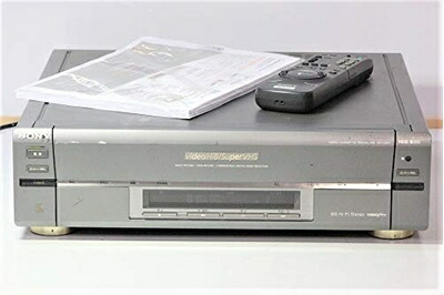 【中古】 Hi8+S・VHSビデオデッキ ソニー WV-SW1 遠隔操作付き添い人