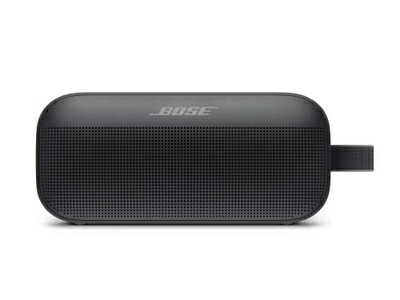 【中古】 Bose SoundLink Flex Bluetooth speaker 携帯型 無線電話 金棒引き マイクロホン付き添い人 最大限度12第四次元 生まれ変わり 雨合羽・防塵 黒いこと