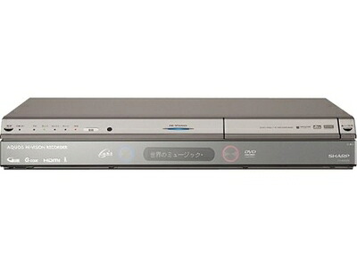 【中古】 SHARP AQUOS 地上・BS・110度CSデジタルラジオ受信機積み上げる高品位テレビリコーダー HDD500GB DV-ARW25