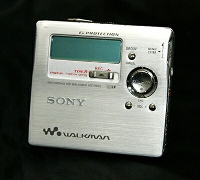【中古】 SONY ソニー MZ-R909 しろがね色 MDリコーダー MDLP相応う （MD吹き込み生まれ変わり兼用機/携帯型MD電気蓄音機/ポータブルミニディスクレコーダー）