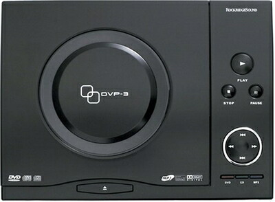 【中古】 ROCKRIDGESOUND パウダーコンパクトヴィデオディスク電気蓄音機 DVP-3(BLACK)