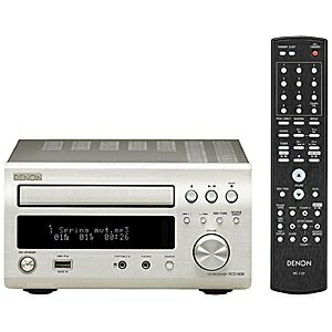 【中古】 Denon CD受信システム iPod相応う 割り増し金しろがね色 RCD-M38-SP