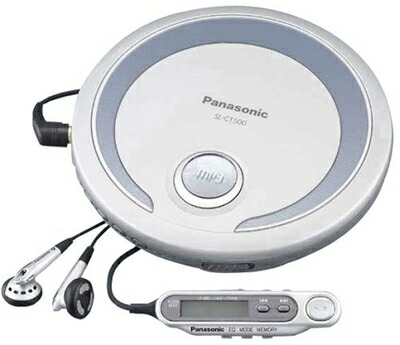 【中古】 Panasonic SL-CT500-S ポータブルCDプレーヤー (シルバー)