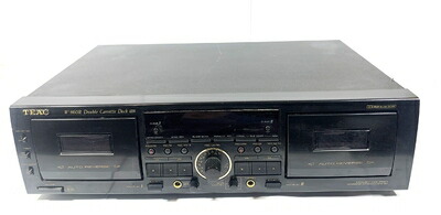 【中古】 TEAC カセットデッキ ブラック W-860R-B