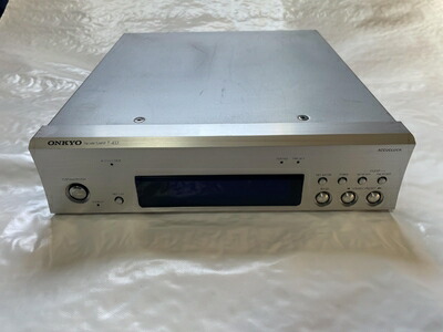 【中古】 ONKYO INTEC275 FMステレオ/AMチューナー T-433(S) /シルバー