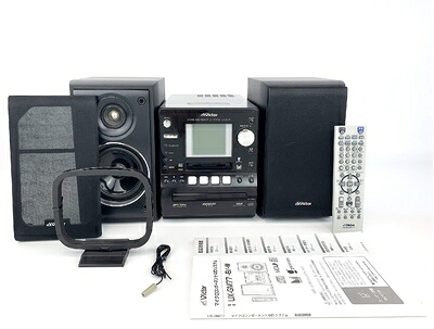 【中古】 JVCケンウッド 優勝者 マイクロ構成要素MD記憶装置取り合わせ 黒いこと UX-GM77-B