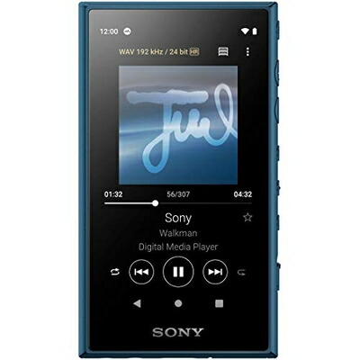 【中古】 ソニー ウォークマン 64GB Aシリーズ NW-A107 : ハイレゾ対応 / MP3プレーヤー / bluetooth / android搭載 / microSD対応 タッチパネル搭載 最大26時間連続再生 360 Reality Audio再生可能モデル ブルー NW-A107 LM