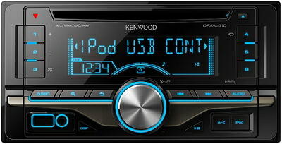 【中古】 KENWOOD MP3/WMA/AAC/WAV対応 デュアルサイズCD/USBレシーバー DPX-U510｜Haute Produit 11,272円