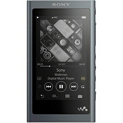 【中古】 ソニー ウォークマン Aシリーズ 16GB NW-A55HN : MP3プレーヤー Bluetooth microSD対応 ハイレゾ対応 最大45時間連続再生 2018年モデル グレイッシュブラック NW-A55HN B