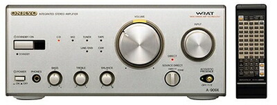 【中古】 ONKYO INTEC205 プリメインアンプ A-909X(S)