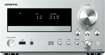 【中古】 ONKYO CDラジオ受信機アンプリファイアー CR-555(S)