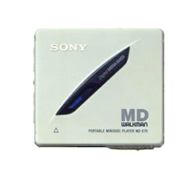 【中古】 SONY 携帯型ＭD電気蓄音機 MZ-E70（MDLP非相応う）