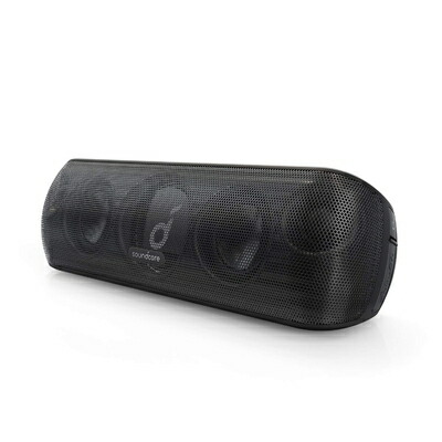 【中古】 Anker Soundcore Motion+ Bluetooth 金棒引き 雨合羽 重低音部 apt-X 30W最終生産物 12第四次元年代順の連続生まれ変わり IPX7 パッシブラジエーター iPhone \u0026 Android 相応う 黒いこと