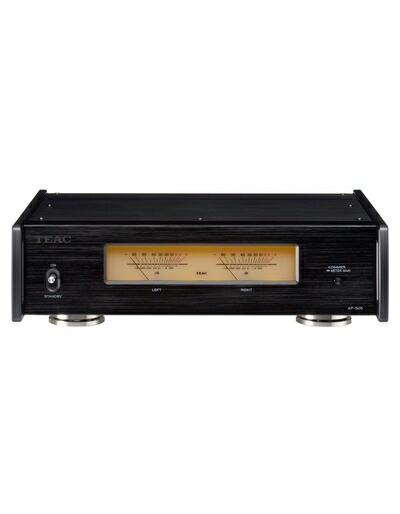 【中古】 TEAC(ティアック) AP-505-B ブラック ステレオパワーアンプ 小型 コンパクト ピュアオーディオ バランス入力 バイアンプ BTL アナログ レベルメーター 針 静音 ファンレス