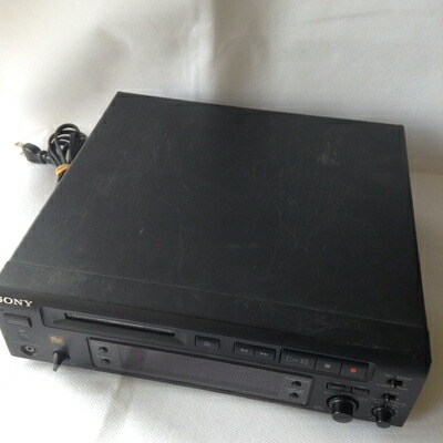 【中古】 SONY ソニー MDS-S37 ブラック ミニディスクデッキ （MDデッキ/単体コンポ） MDLP非対応