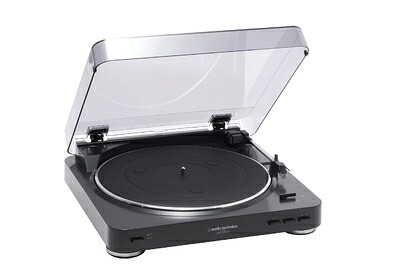 【中古】 audio-technica ステレオターンテーブルシステム ブラック AT-PL300 BK