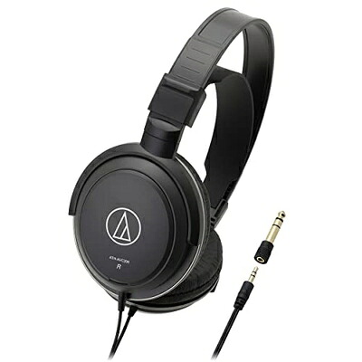 【中古】 オーディオテクニカ ATH-AVC200 ヘッドホン 有線 音楽・映画観賞用 /ケーブル 3m/6.3mm標準/3.5mmミニ接続 ブラック|Haute Produit