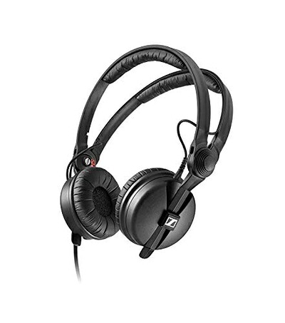 【中古】 ゼンハイザー(Sennheiser) Sennheiser ゼンハイザー HD 25 密閉型 プロフェッショナル モニターヘッドホン 【国内正規品】 506909 ブラック 軽量 DJ定番