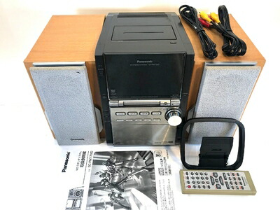 【中古】 Panasonic SC-PM77MD-S MDステレオ取り合わせ (しろがね色)