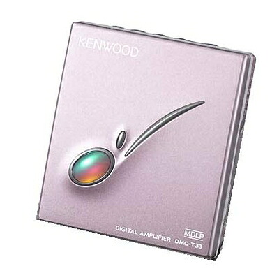 【中古】 KENWOOD ケンウッド JVC　DMC-T33-P ピンク　ポータブルMDプレーヤー（MD再生専用機/MDウォークマン）