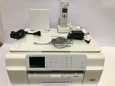 【中古】 BROTHER A4インクジェットFAX練りあわせる機 PRIVIO デジタル子機1台 MFC-J820DN