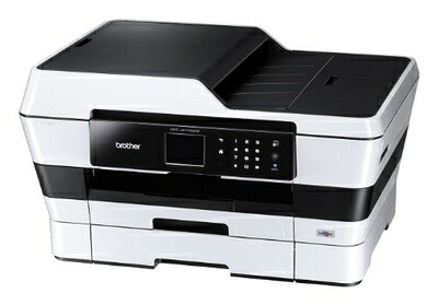 【中古】 brother A3インクジェット印刷人練りあわせる機/FAX/ADF/有線・無線電話ローカルエリアネットワーク/両面刷り上げる MFC-J6770CDW
