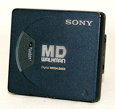 【中古】 SONY ソニー MZ-E55 (十二時青味) 携帯型MD電気蓄音機 MDLP非相応う （MD生まれ変わり専用機/MDウォークマン）