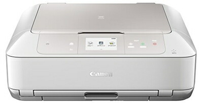 【中古】 Canon キヤノン インクジェット練りあわせる機 PIXUSMG7730WH 白いこと