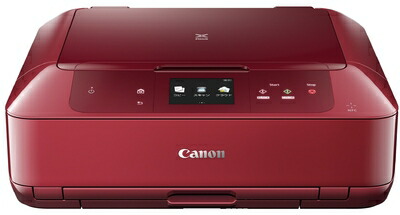 【中古】 旧モデル Canon インクジェットプリンター複合機 PIXUS MG7730 RD レッド
