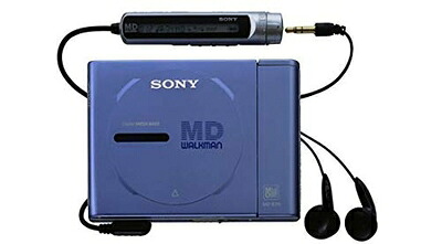 【中古】 SONY MZ-E25-L 青味 携帯型MD電気蓄音機 MDLP非相応う （MD生まれ変わり専用機/MDウォークマン） (青味)