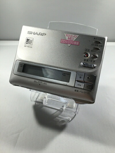 【中古】 SHARP せつ然たる MD WALKMAN MDウォークマン 携帯型MD MD-MS100
