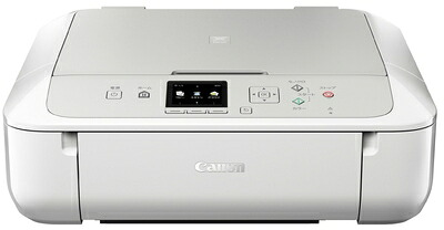 【中古】 Canon キヤノン インクジェット複合機 PIXUSMG5730WH ホワイト